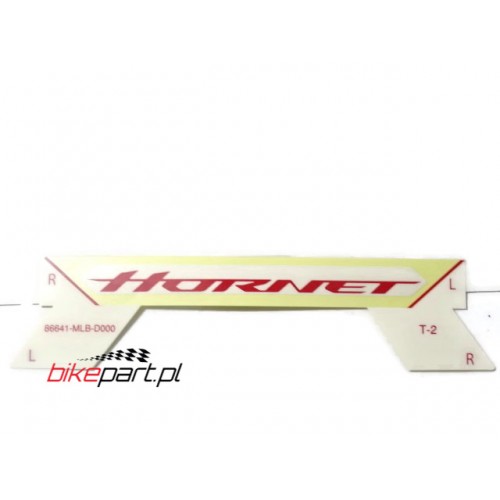 HONDA CB750 HORNET SIDE COVER DECAL 86641MLBD00ZC